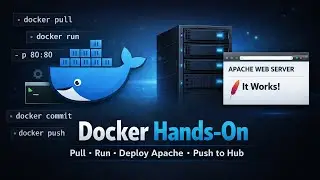 Pull Images, Run Containers, Deploy Apache Web Server, Port Mapping, Docker Commit & Docker Hub Push