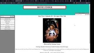 Simple Movie Finder App