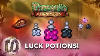 Luck Potions, Pearls & Oyster Fishing, Terraria 1.4 Journey's End - How to get Greater Luck Potions
