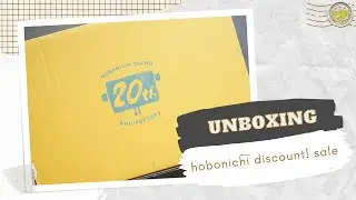 Hobonichi Discover! Sale Unboxing | boots & berry