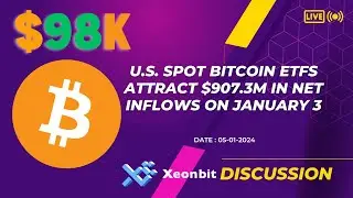 U.S. Spot Bitcoin ETFs Attract $907.3M in Net Inflows on January 3 [Xeonbit Discussion]