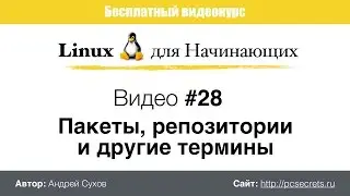 Видео #28. Пакеты, репозитории и другие термины