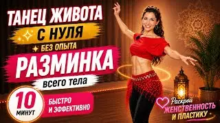 Разминка перед уроком. Танец живота. Зарядка. Урок восточного танца для начинающих.