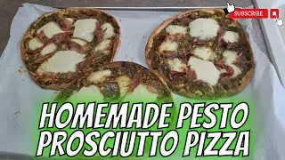Easy Recipe! Delicious Pesto Pizza Prosciutto Pizza