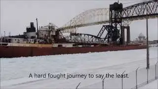 First Ships Through Soo Locks 2014 - Cason J Callaway - John G Munson