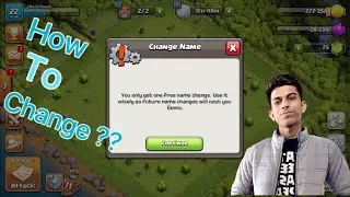 How to change clash of clans name 