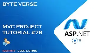 ASP.NET CORE MVC | Identity Library (API) - User List - How to Add User List #78