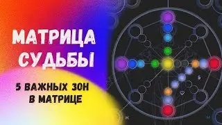 Матрица судьбы. Зоны в матрице судьбы. Как работать с матрицей.