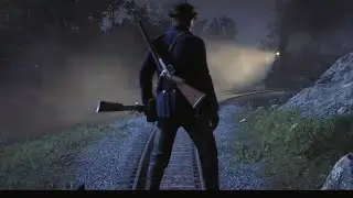 Red Dead Redemption 2 - Train Heist ( Arthur, John, Charles, Sean)