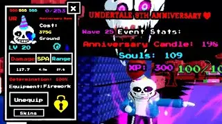 THE MOST BROKEN UNIT FOR EARLY GAME... Anniversary Sans SSS & INTEGRITY SOUL - Undertale Adventures