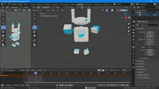I made My first Robo Character with Animation in blender
