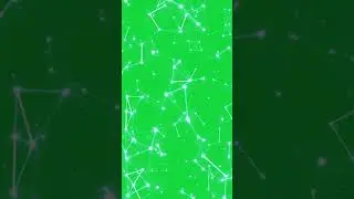 Tech network animation green screen | futuristic glowing lines overlay 