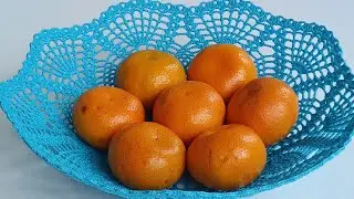Ваза крючком. Третья часть. Крючок. Пряжа.Корзинка крючком.