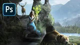 How to create a fantasy landscape in Photoshop