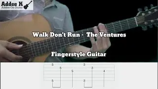 Walk Don't Run - The Ventures Fingerstyle Guitar
