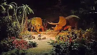 Disneyland Star Tours Elevator & Disney Railroad Dinosaurs