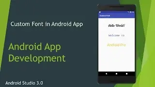 Kotlin with Android -12. Use Custom Fonts in Android App
