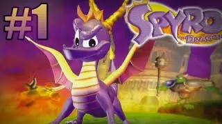 Spyro The Dragon PS1 Gameplay  #1 pt br