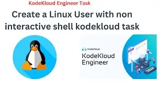 Create a Linux User with non interactive shell kodekloud task