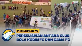Viral! Pertandingan Sepak Bola Antar Gama FC vs Kodim 1203 di Ketapang Ricuh - [PTN]
