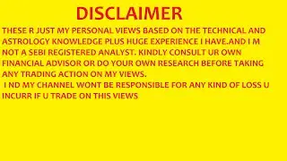NIFTY ANALYSED FOR FRIDAY AND UPCOMING MONTHLY EXPIRY WEEK