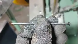 Screw nails threading Machine debugging machine in Workshop