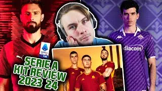 ASMR - Reacting to Serie A Kits 2023-24 (Whispered Review)