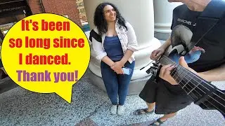 This GIRL was HYPNOTIZED by my SOLO! (Watched me for 90 minutes!)