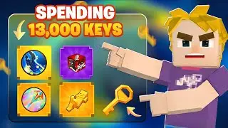 Spending 13000 Keys on New Free Event! | Blockman Go Bedwars