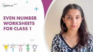 Even Number Worksheets for Class 1 | Math Worksheets for Class 1 | {igebra.ai}