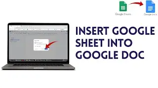How To Insert Google Sheet Into Google Doc