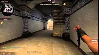 (Dust2 Flash) Popflash X-box from upper tunnels