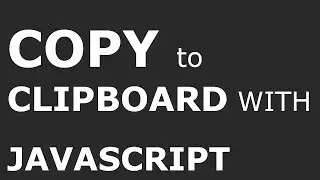 How to Copy Text to the Clipboard with JavaScript