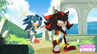Exploring the ruins | Sonic Speedpaint
