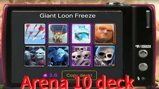 Giant Loon Freeze Deck | Arena 10 deck | in Clash Royale