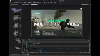 Demonstração da Interface de Abertura do Delta Force: Hawk Ops em C# e WPF