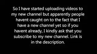 Please Subscribe to my New Channel