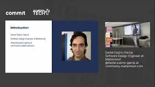 Commit 2024 - How do we use React Native at Mattermost. Architecture and design 👩‍🎨 Daniel Espino