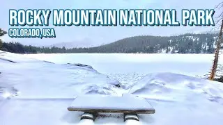 Rocky Mountain SNOWY LAKE Hike - Bear Lake - Full Hike