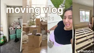 MOVING VLOG PART 1 || moving + packing + chatting about life
