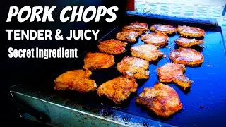 Secret Ingredient for Tender & Juicy Pork Chops | Blackstone Griddle