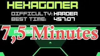 Super Hexagon Level 2 (Harder) - ''Hexagoner'' - 457:07 - PC (Rank 6th Global)