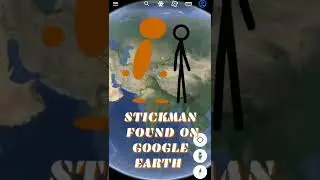 Stickman Found🤯On Google Earth|Google Map Secrets|
