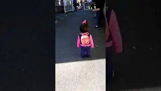 Adorable 17 month old baby girl waiting for her big brother from school, Will melt your heart 😍