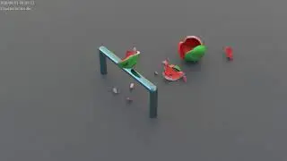 SideFX Houdini - melon accelerator - dynamic fracture test