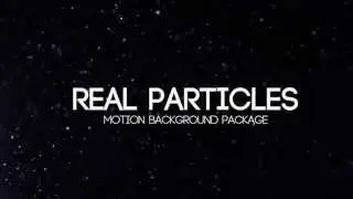 Real Particles Motion Background Package