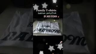 Sablon polyflek - simple - family t-shirts