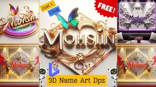 Trending AI Name Art Photo Editing II Instagram Viral AI Photo Editing Stylish Name Design Tutorial