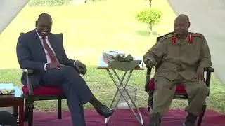 Ruto's secret meeting with president Museveni!!