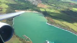 Hawaiian 767-300 - Lihue to Honolulu (Pushback, Takeoff & Landing)